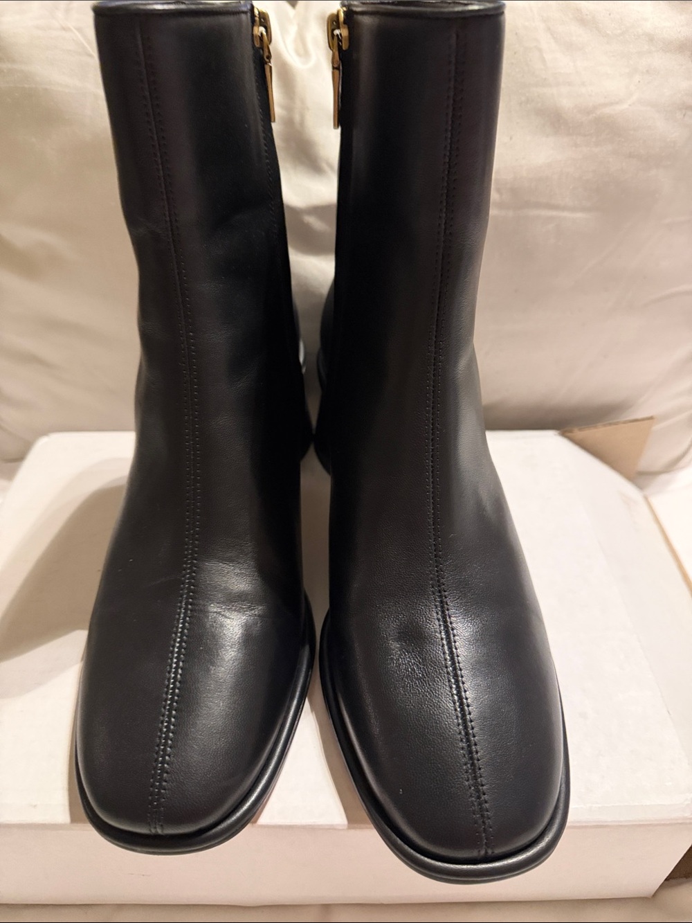 Coach Gigi Leather Booties